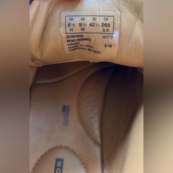 Clarks Waterproof Tilden Top Ankle Boots 9.5W - Picture 7 of 8